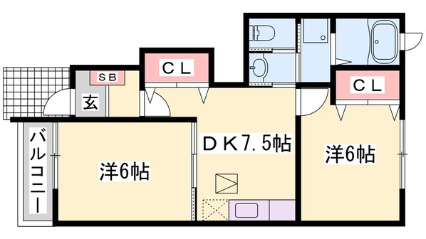 新西脇駅 徒歩42分 1階の物件間取画像